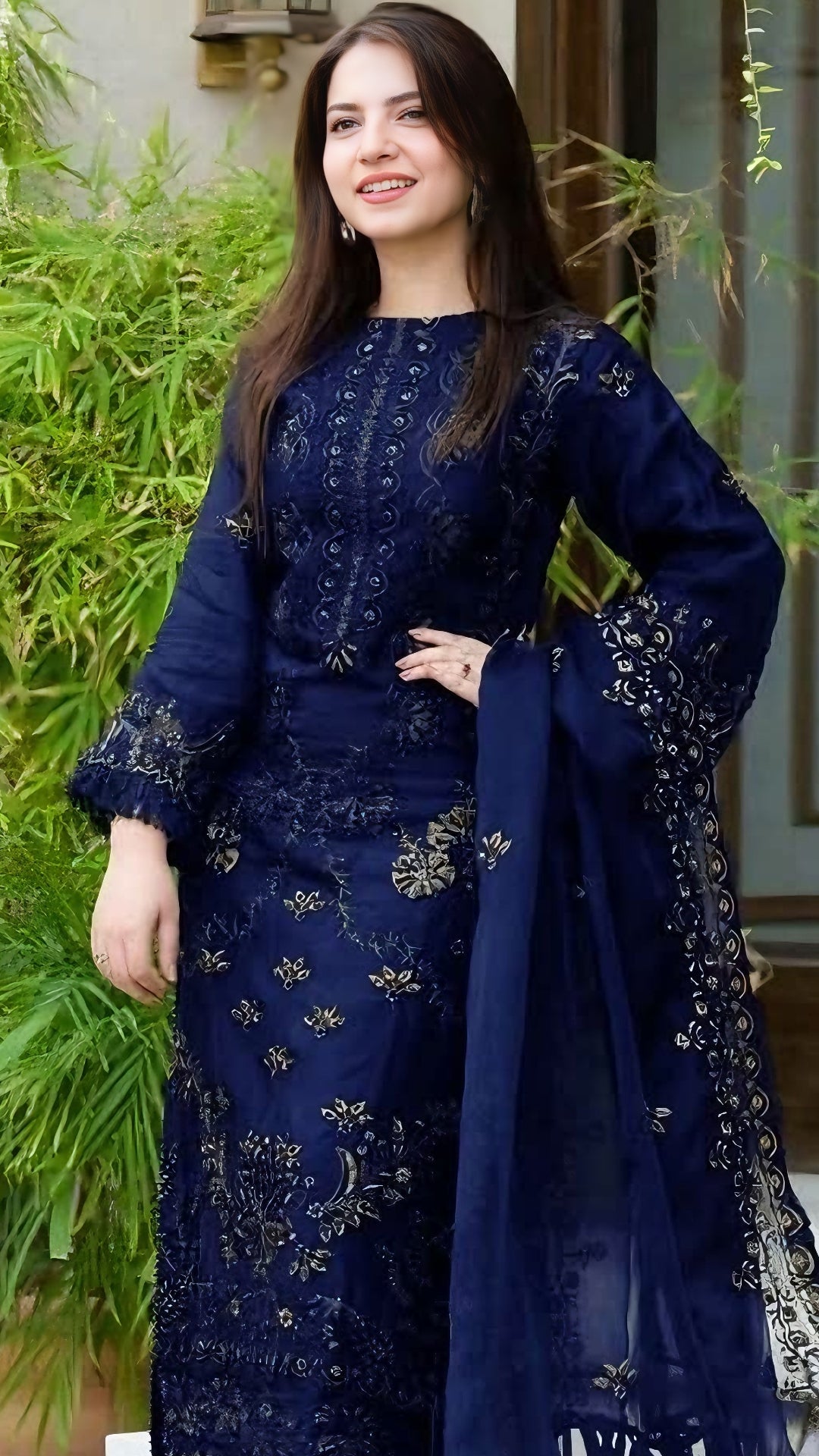 Dananeer Summer Collection: Lawn with Bamber Chiffon Dupatta