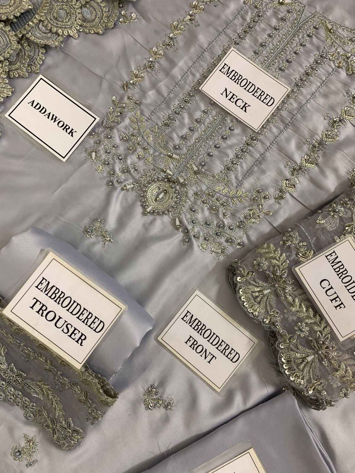 MUSHQ BRAND LUXURY Weeding  Collection Embroidered Suit