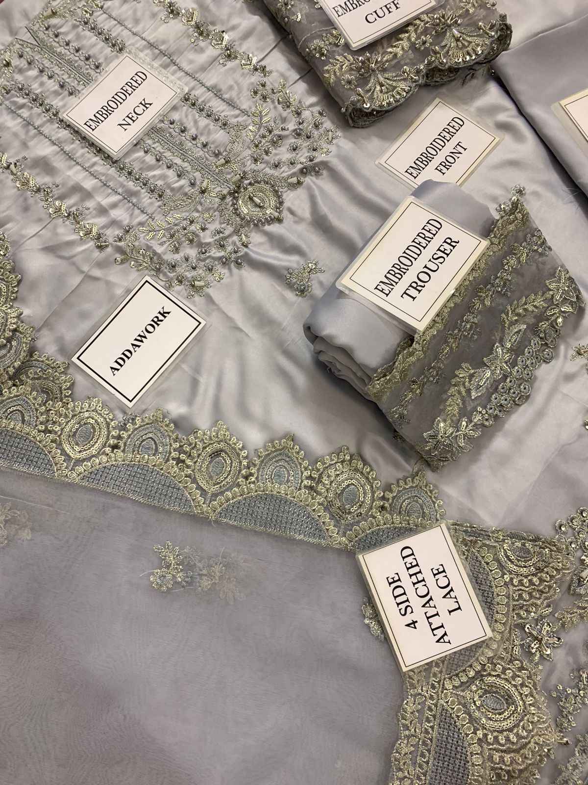 MUSHQ BRAND LUXURY Weeding  Collection Embroidered Suit