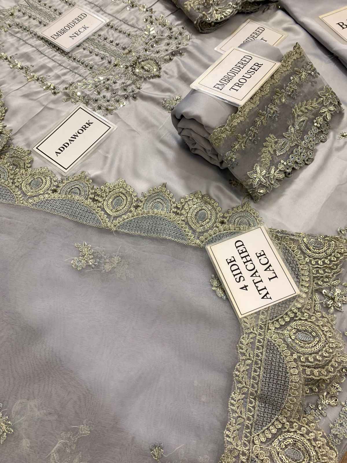 MUSHQ BRAND LUXURY Weeding  Collection Embroidered Suit