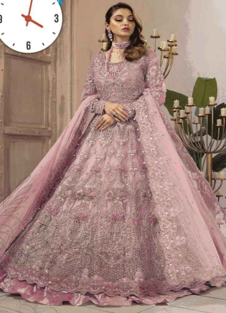 MARIA.B BRIDAL WEDDING WINTER NET MAXI