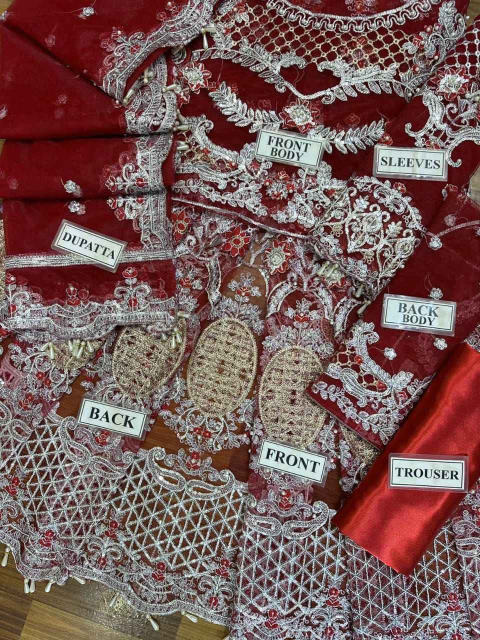 MARIA.B BRIDAL WEDDING WINTER NET MAXI