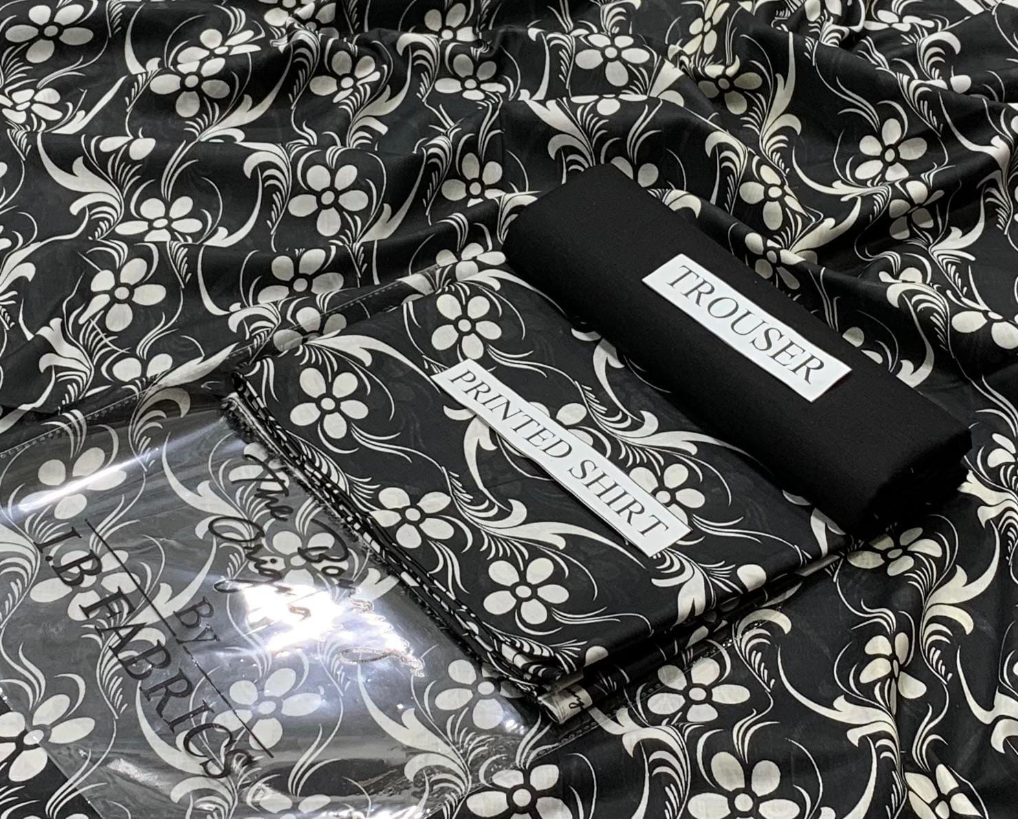 🌿 I.B Fabrics – Lawn Bonanza 2PC Suit (Article-9)