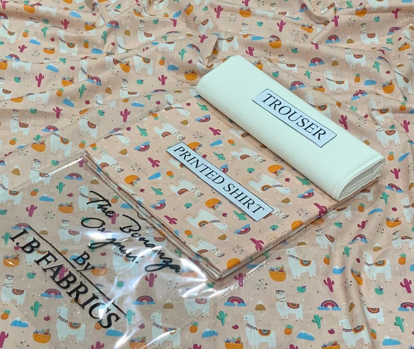 🌿 I.B Fabrics – Lawn Bonanza 2PC Suit (Article-16)