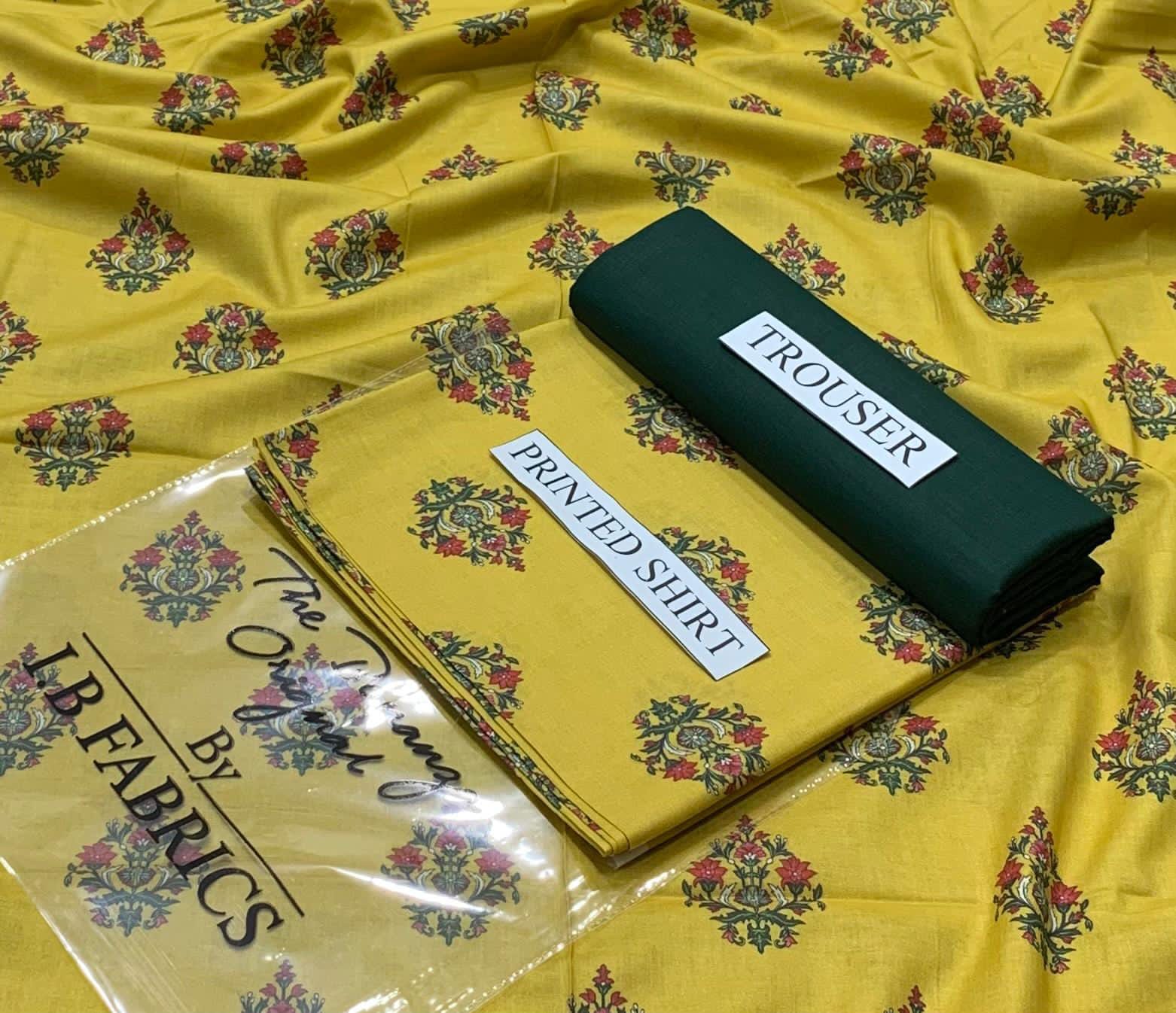 🌿 I.B Fabrics – Lawn Bonanza 2PC Suit (Article-28)