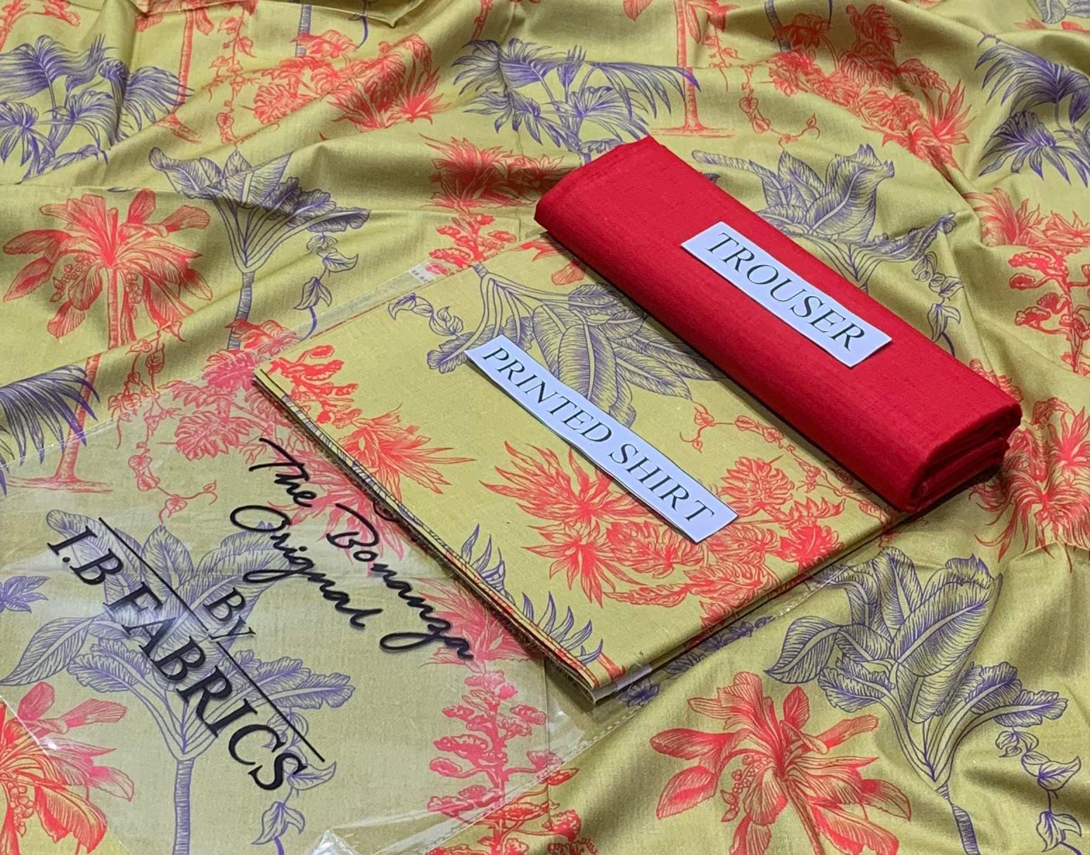 🌿 I.B Fabrics – Lawn Bonanza 2PC Suit (Article-43)