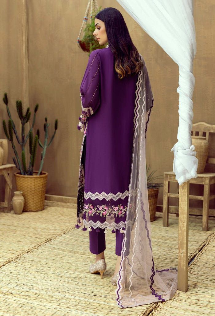 Adan Libas Scifflie Lawn Suit with Heavy Embroidery