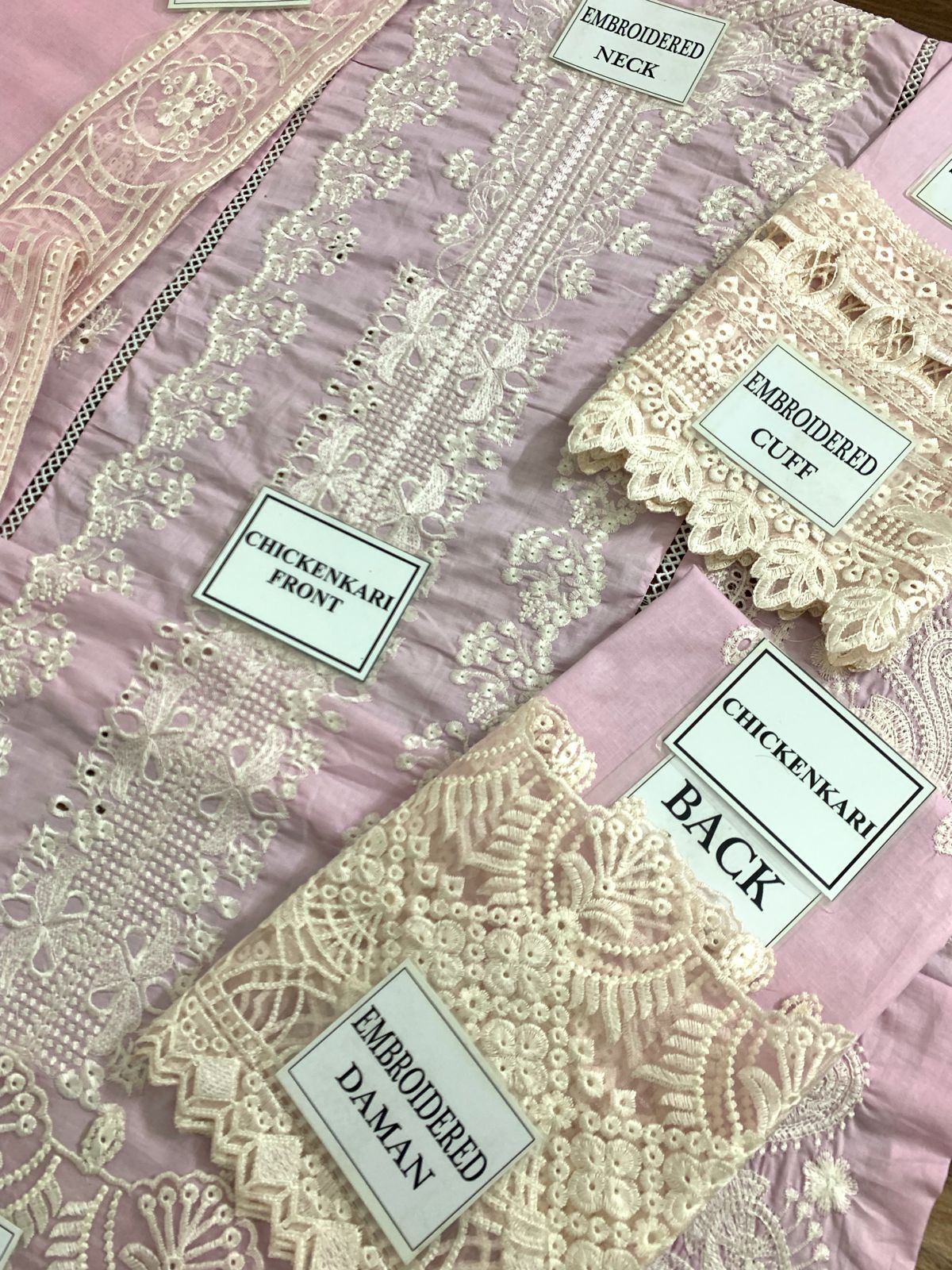 Qalamkar Luxury Lawn: Chikankari with Khaddi Net Dupatta