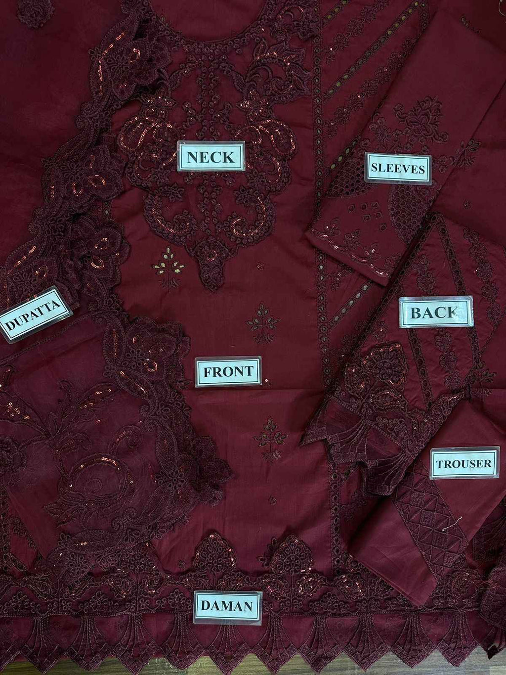 QALAMKAR UNSTITCHED REPLICA – ELEGANT & TIMELESS