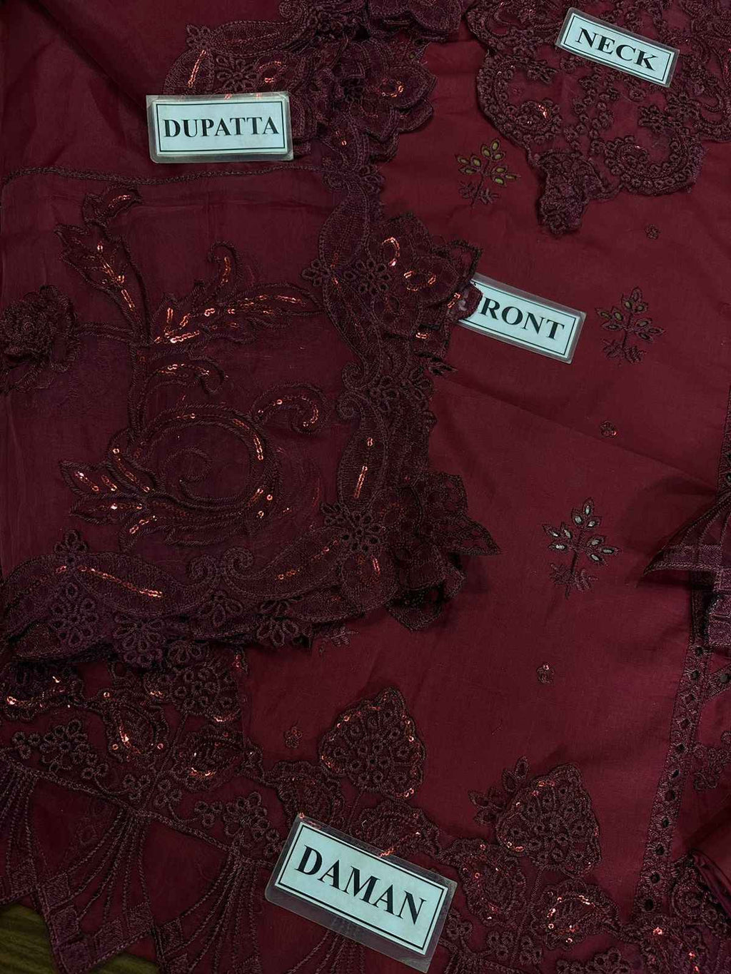 QALAMKAR UNSTITCHED REPLICA – ELEGANT & TIMELESS