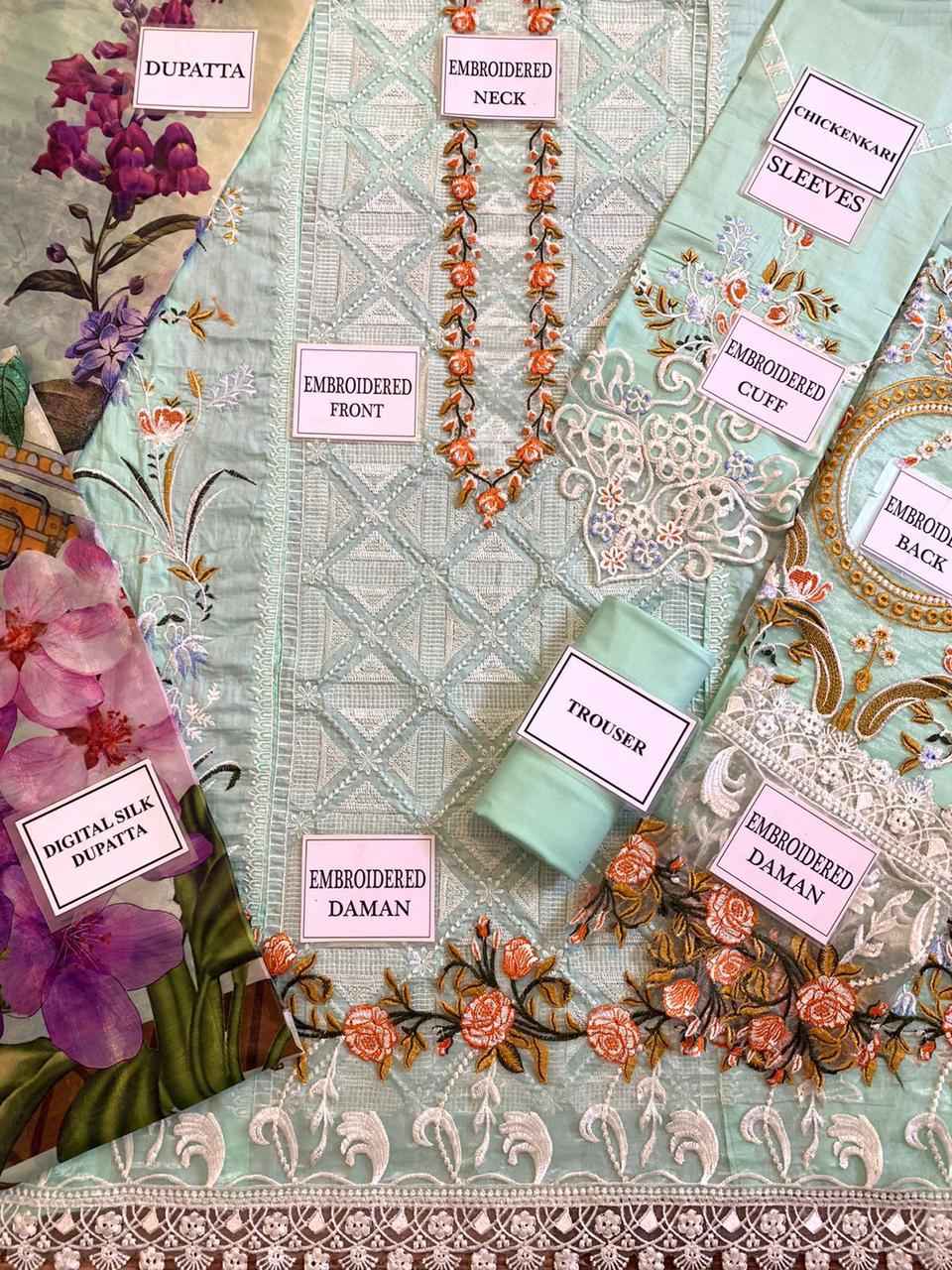 MUSHQ – Luxury Lawn Chickenkari Collection 2025