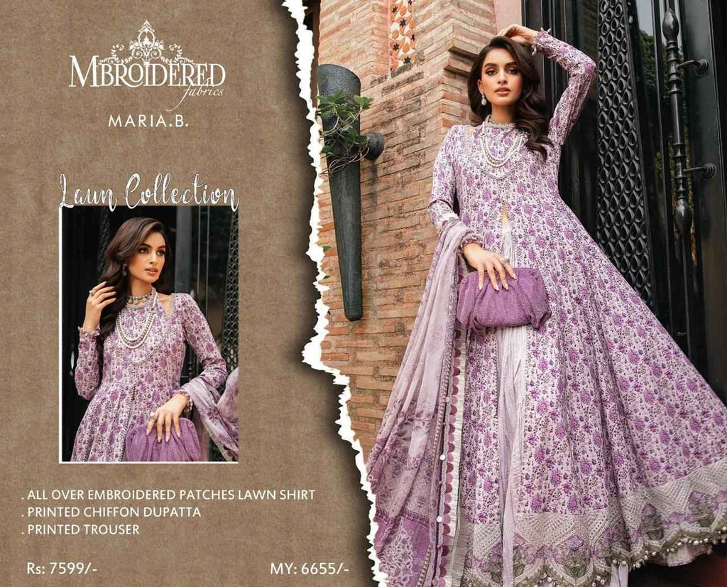 MARIA.B – Embroidered Lawn 3PC Collection