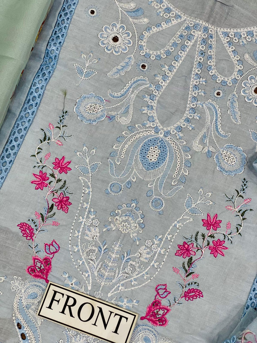 QALAMKAR | Chikankari Luxe Lawn – Elegance in Every Thread