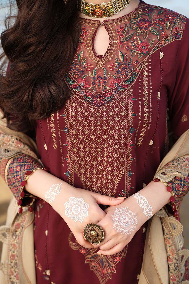 JAZMIN | Premium Replica Edition – Unstitched 2PC Lawn Cotton Suit