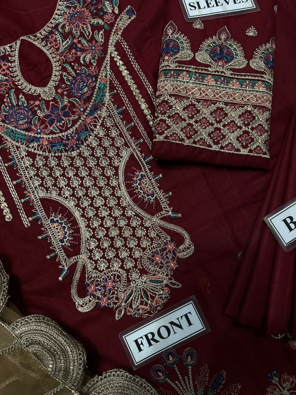 JAZMIN | Premium Replica Edition – Unstitched 2PC Lawn Cotton Suit