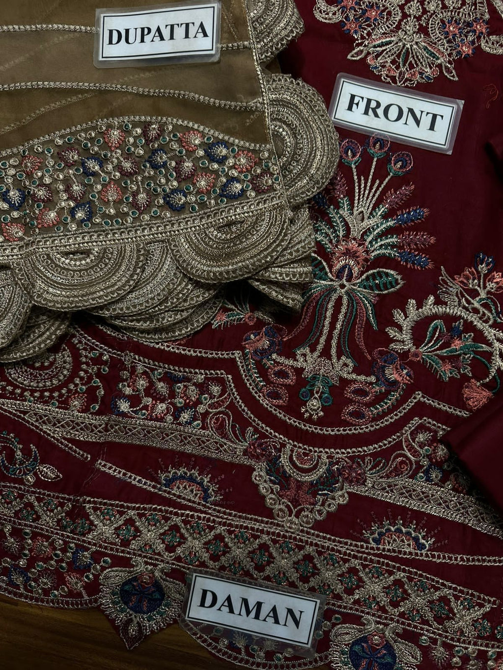 JAZMIN | Premium Replica Edition – Unstitched 2PC Lawn Cotton Suit