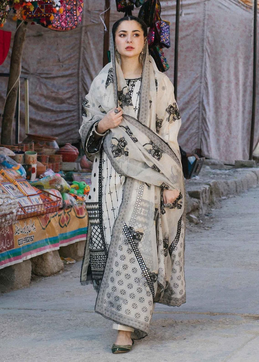 QALAMQAR | Luxury Lawn Collection – Article #QL-D05-AABROO